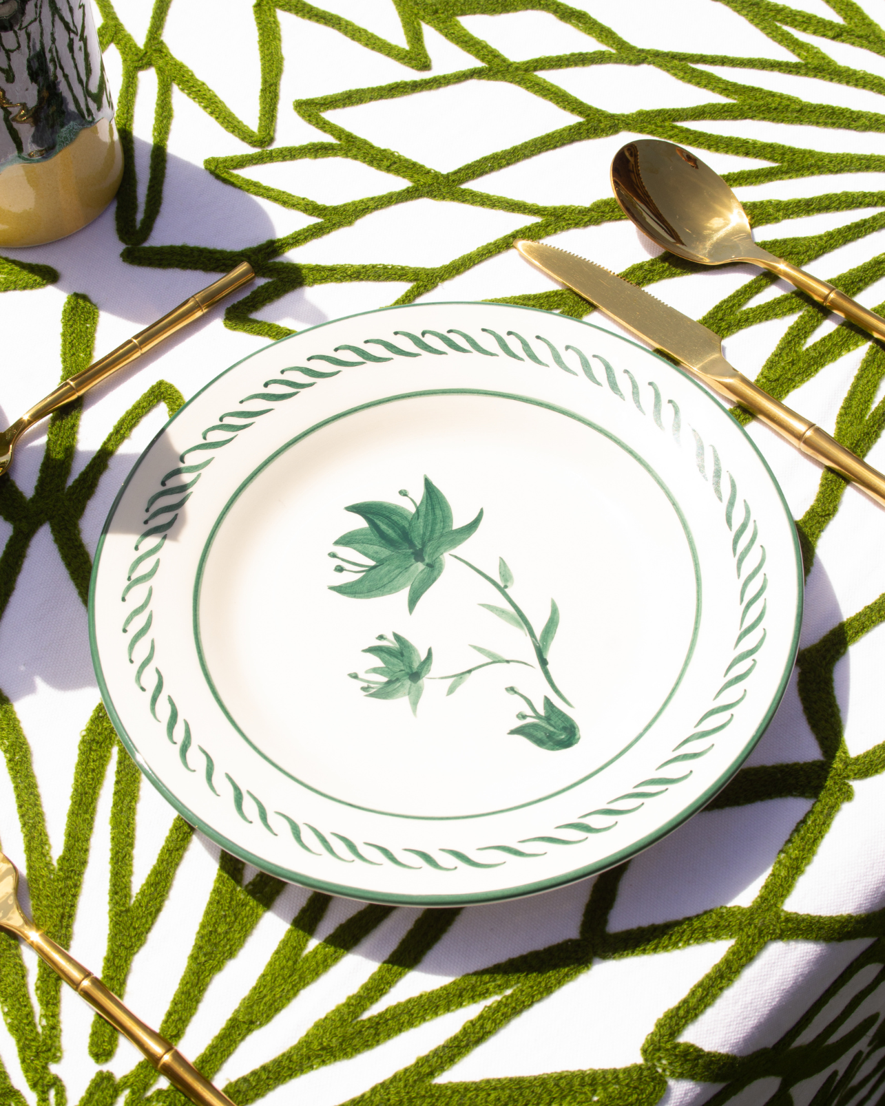 PLATO DE POSTRE PRADO (verde)