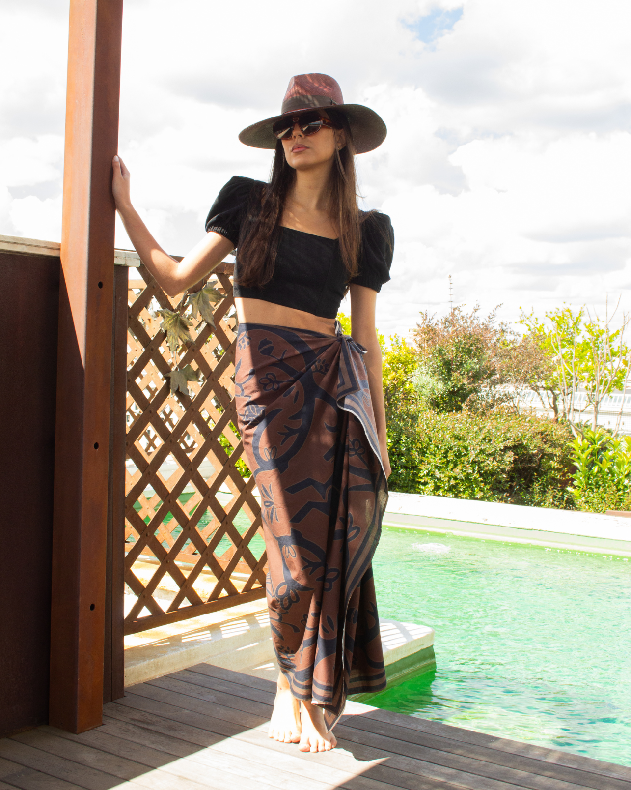 SARONG PLEAMAR (Brown)
