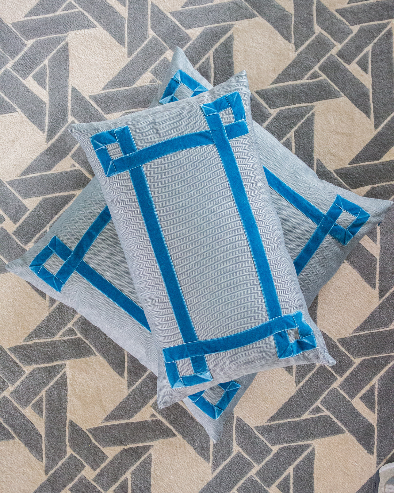 COJÍN SAUCE PEQUEÑO (Azul)