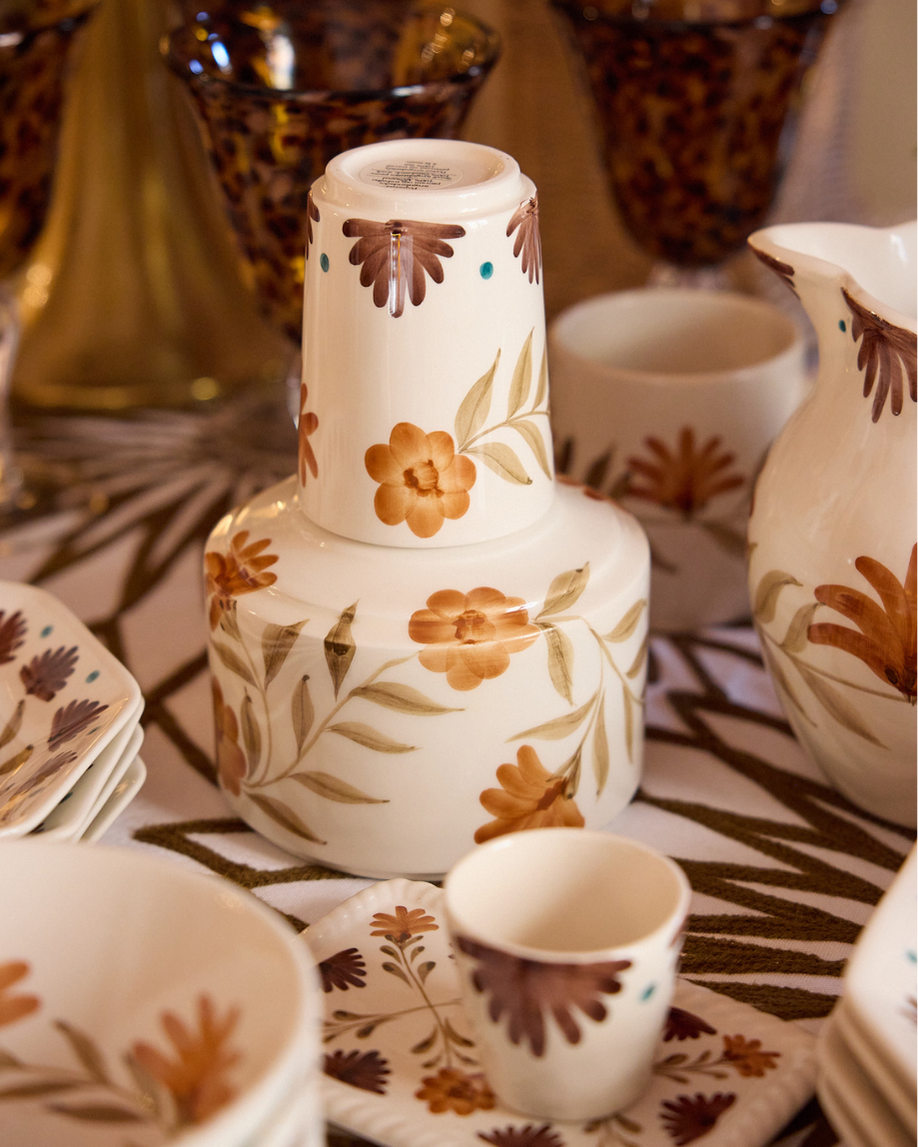 JARRA CON VASO CARMEN (terracota)