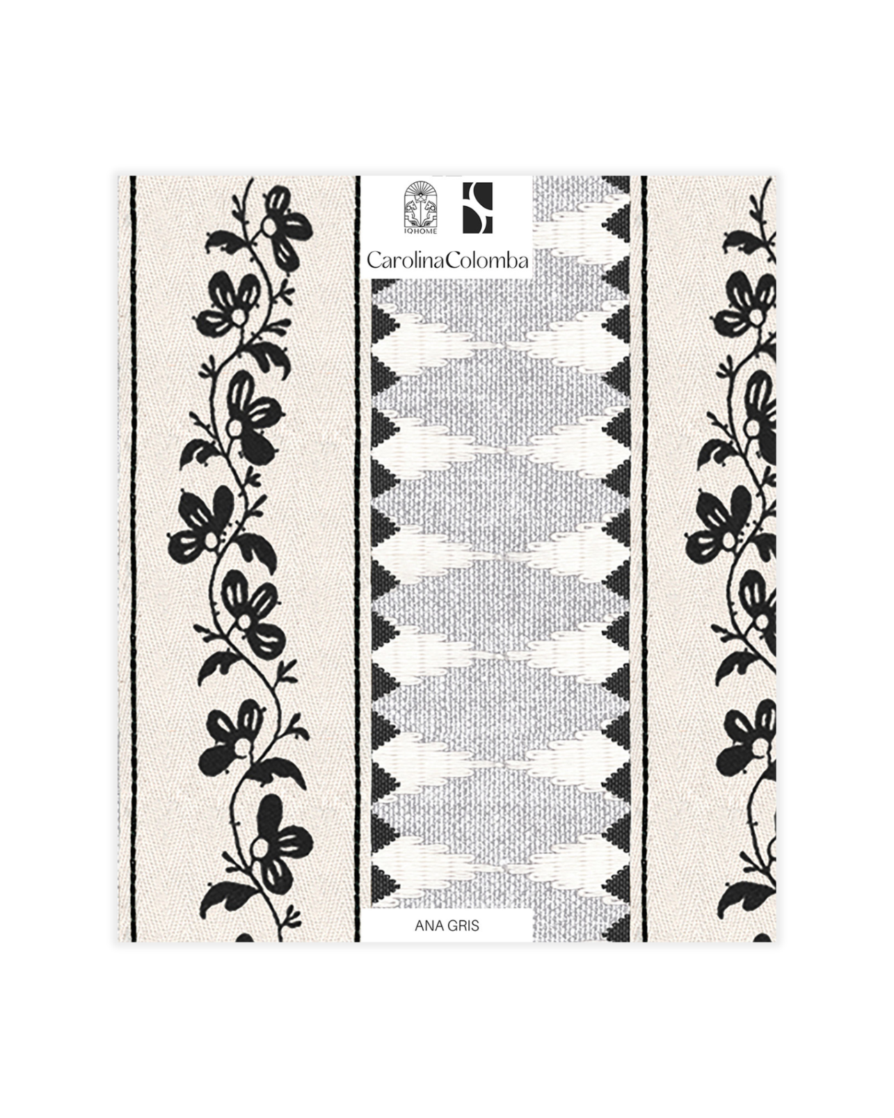 MUESTRA PAPEL PINTADO ANA GRIS