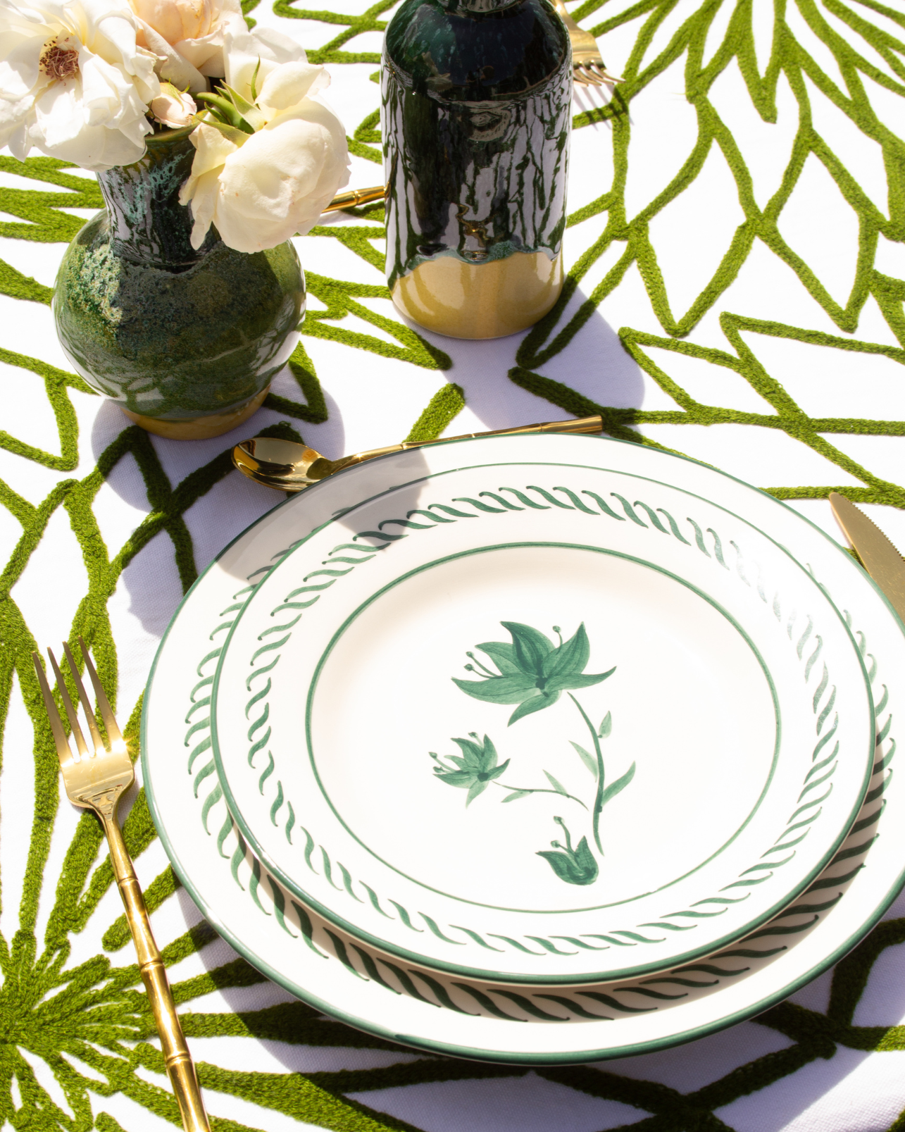 PLATO DE POSTRE PRADO (verde)