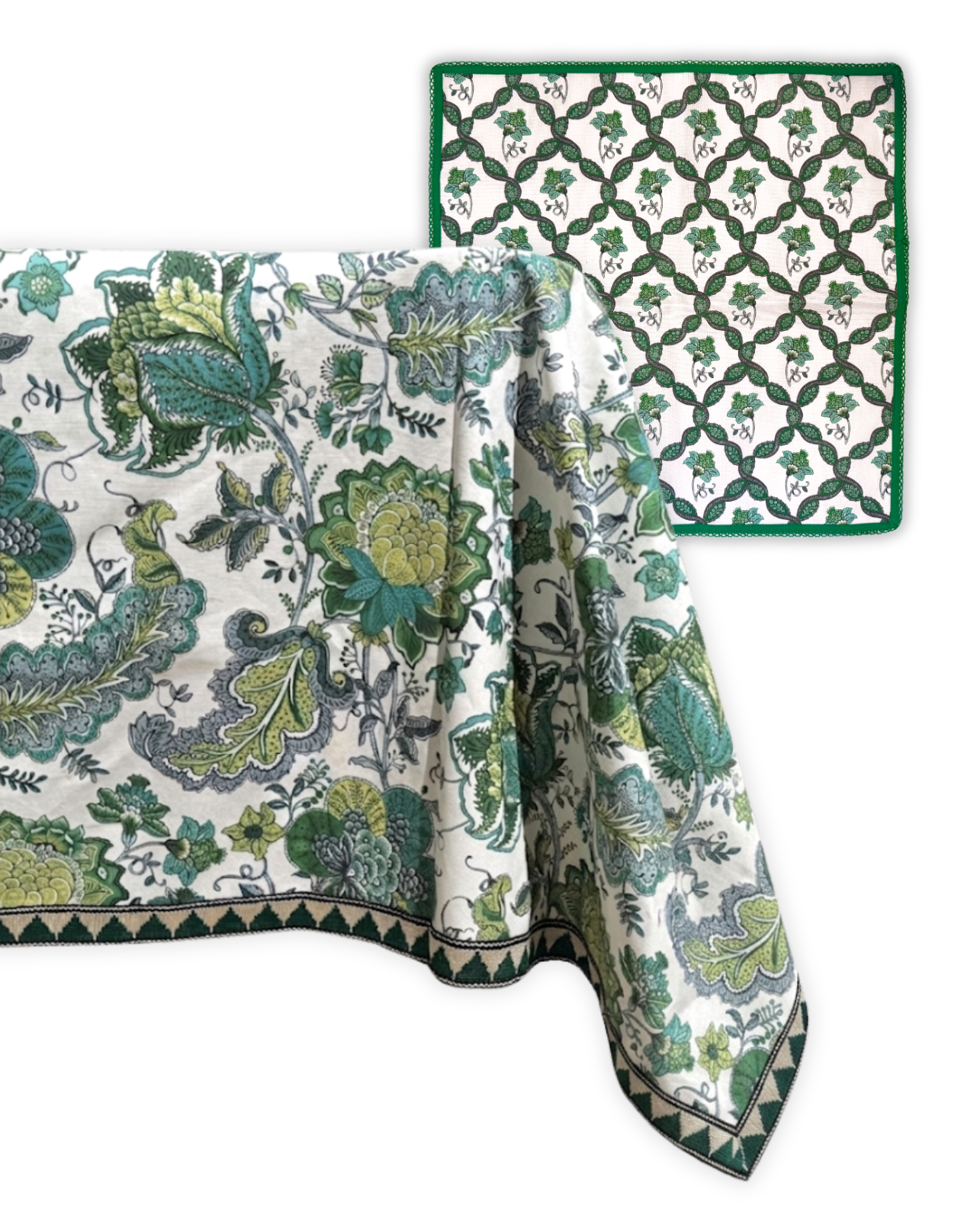 GARDENIA TABLECLOTH (Green)