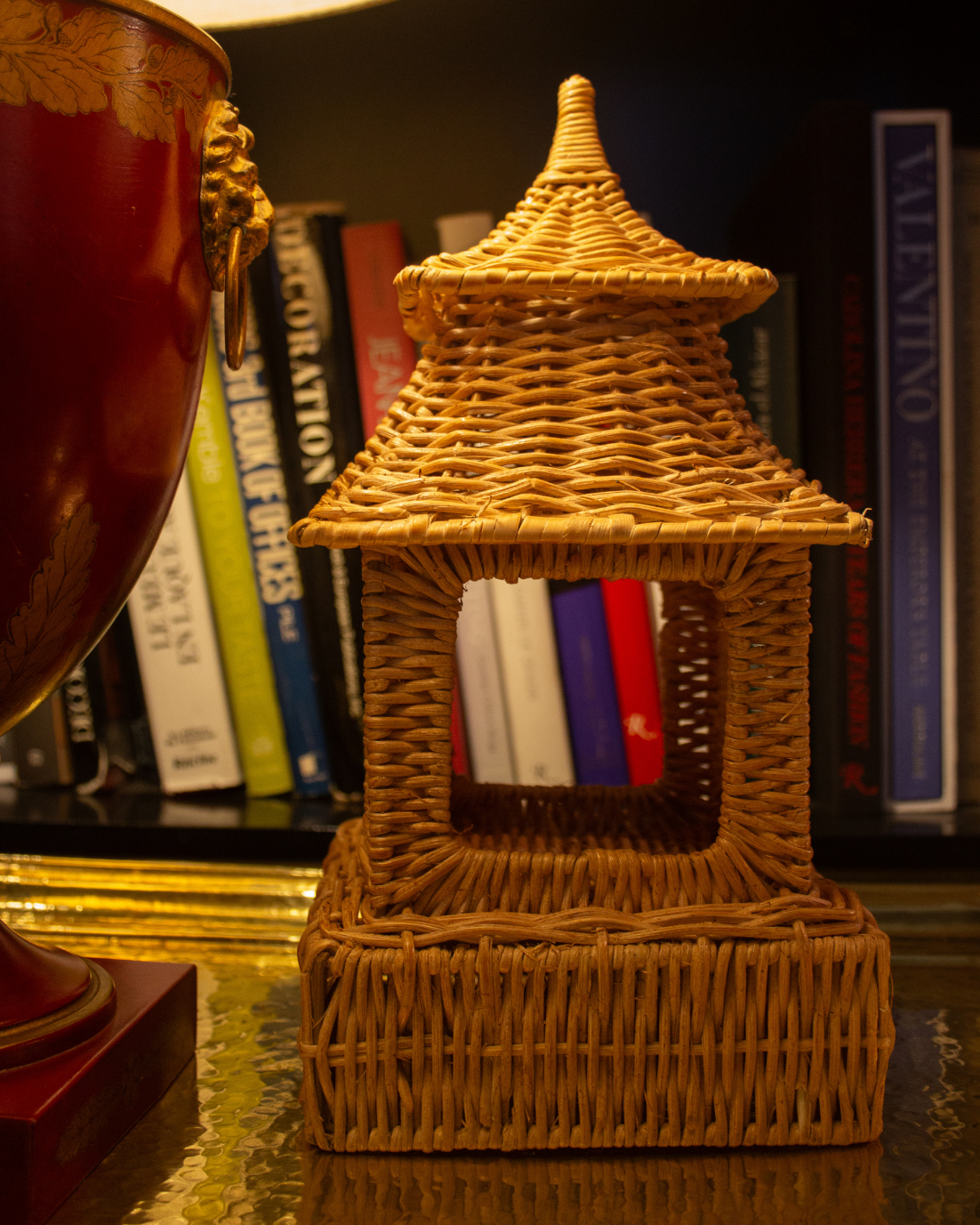 LARGE WICKER PAGODA