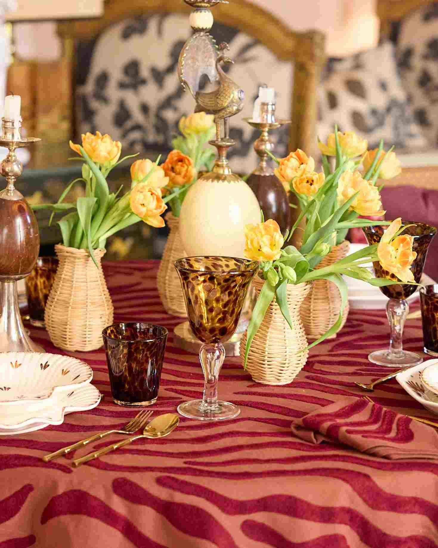 ELONGATED CHEST VASE