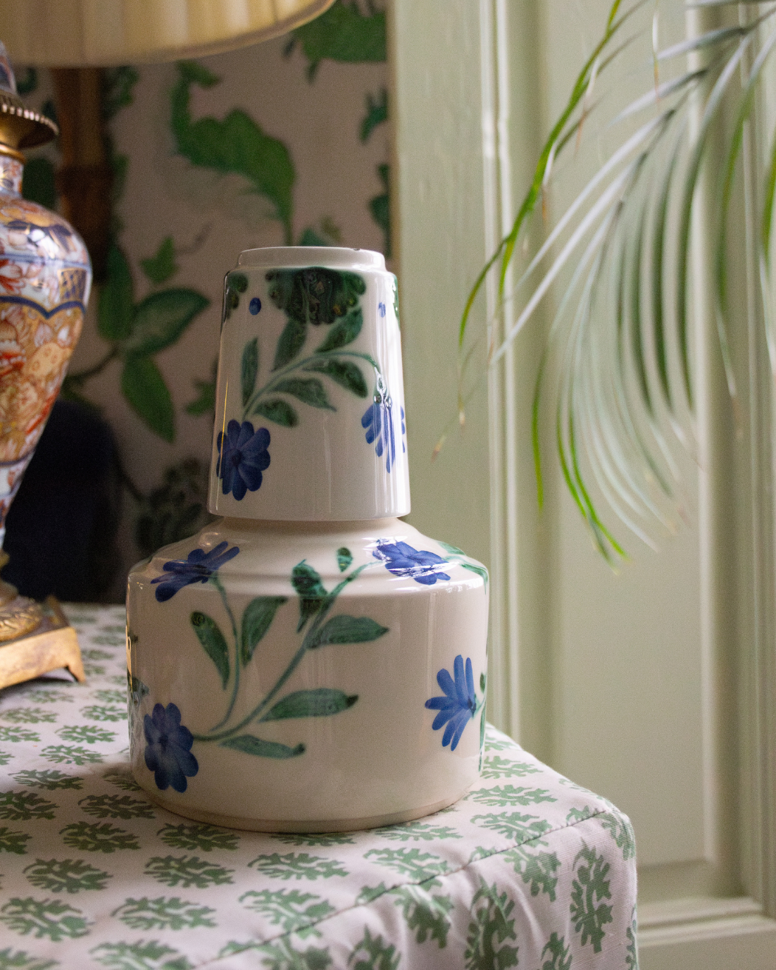 JARRA CON VASO CARMEN (verde)