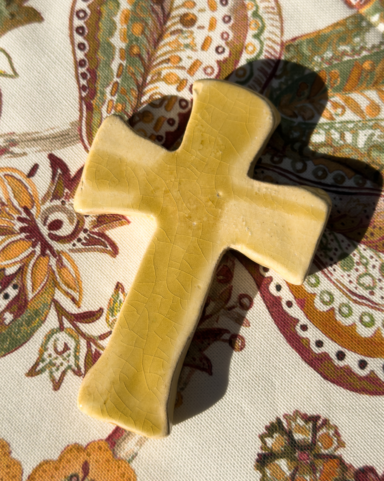 CRUZ DE CERÁMICA (Beige)