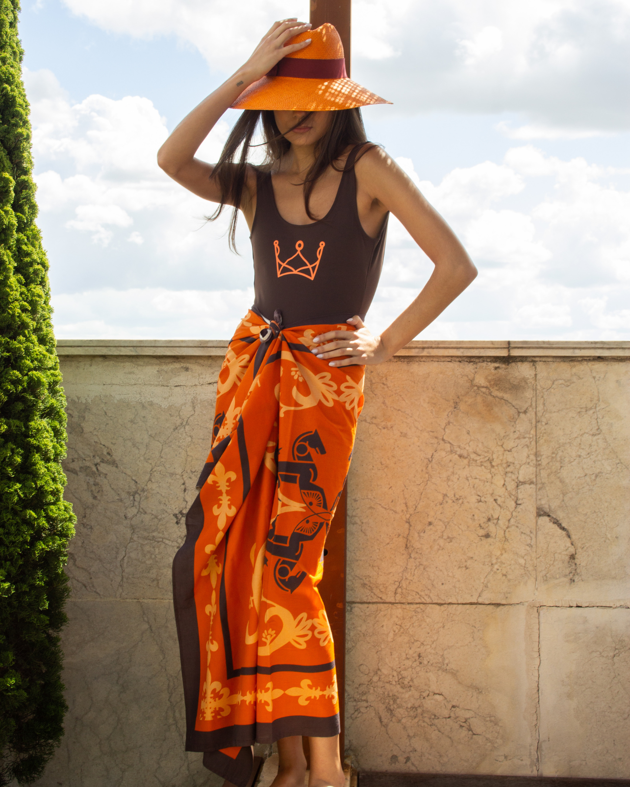 SARONG BAJAMAR (Orange)