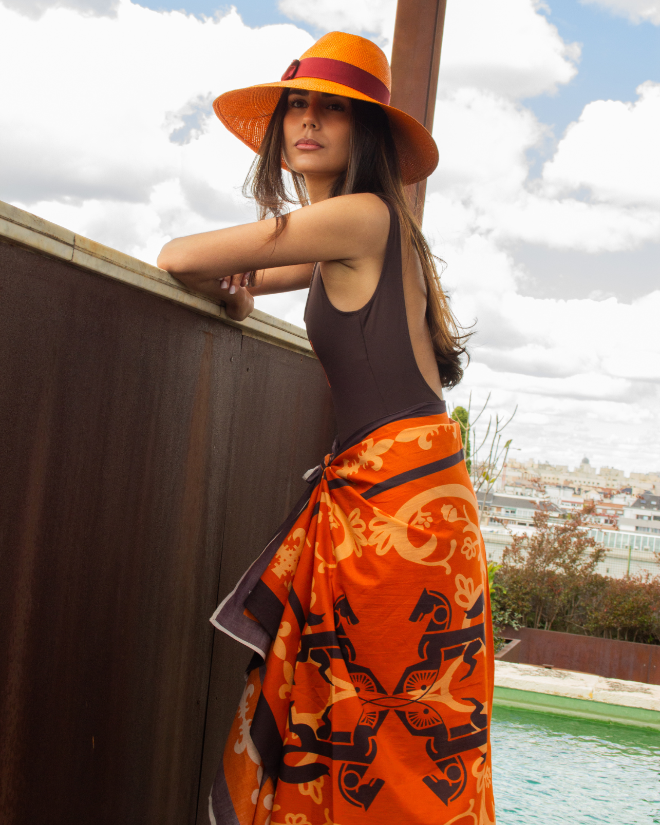 SARONG BAJAMAR (Orange)