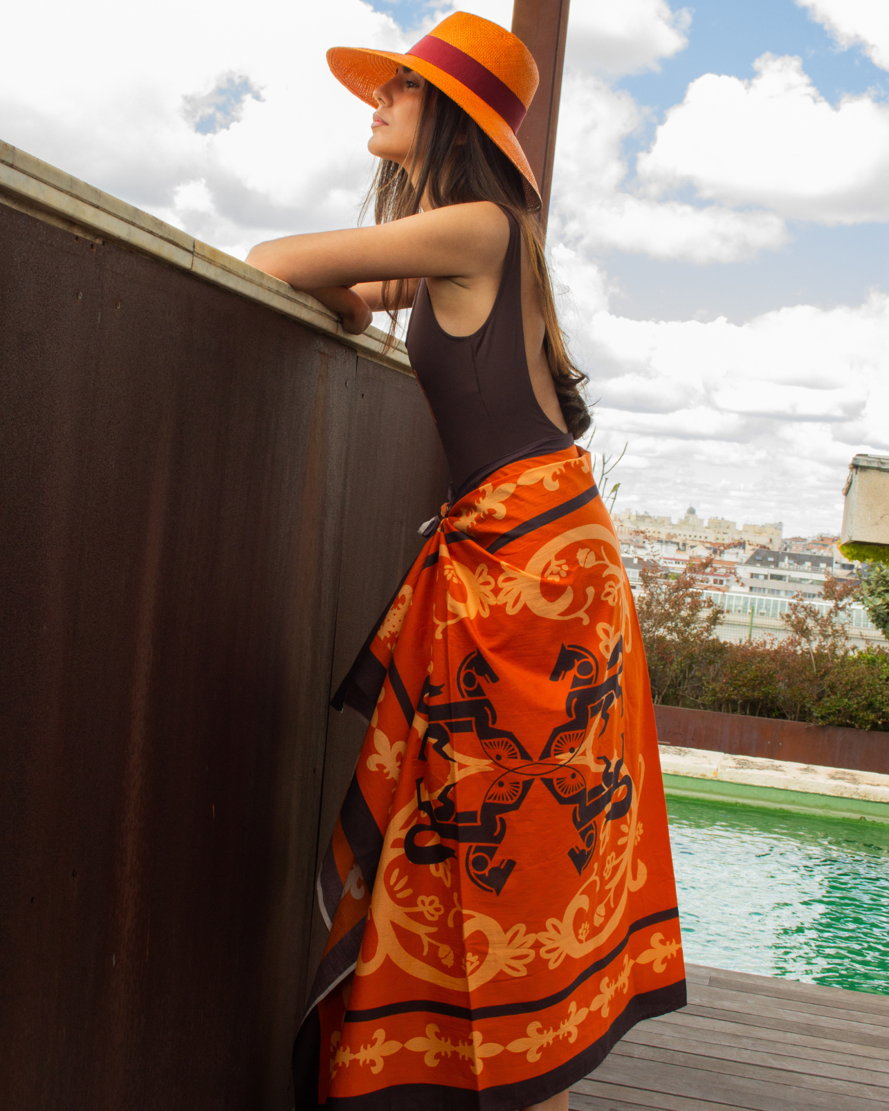 SARONG BAJAMAR (Orange)