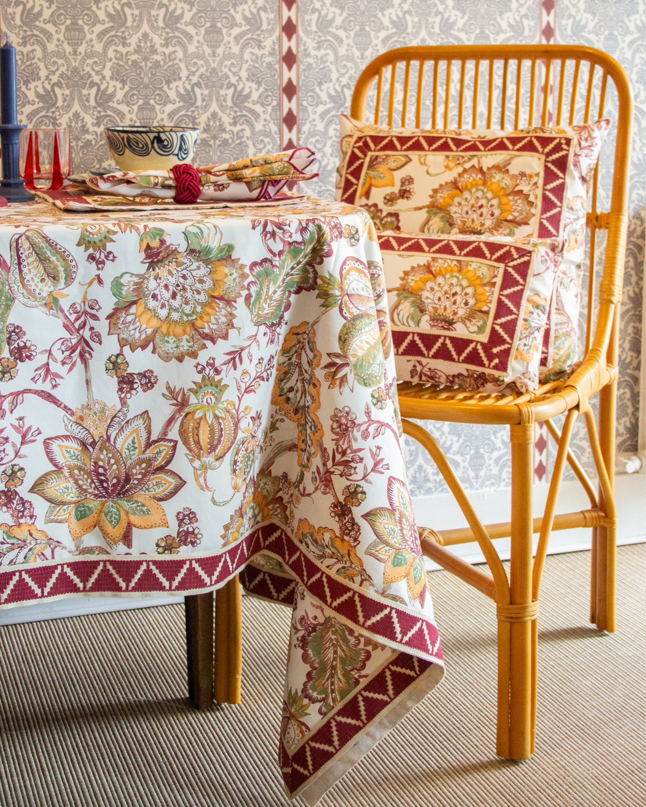 MANTEL BORGOÑA (Burdeos)