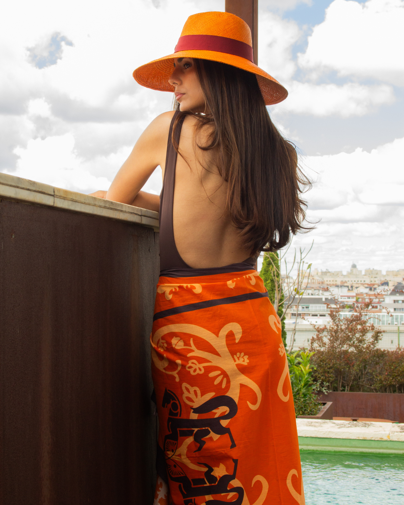 SARONG BAJAMAR (Orange)