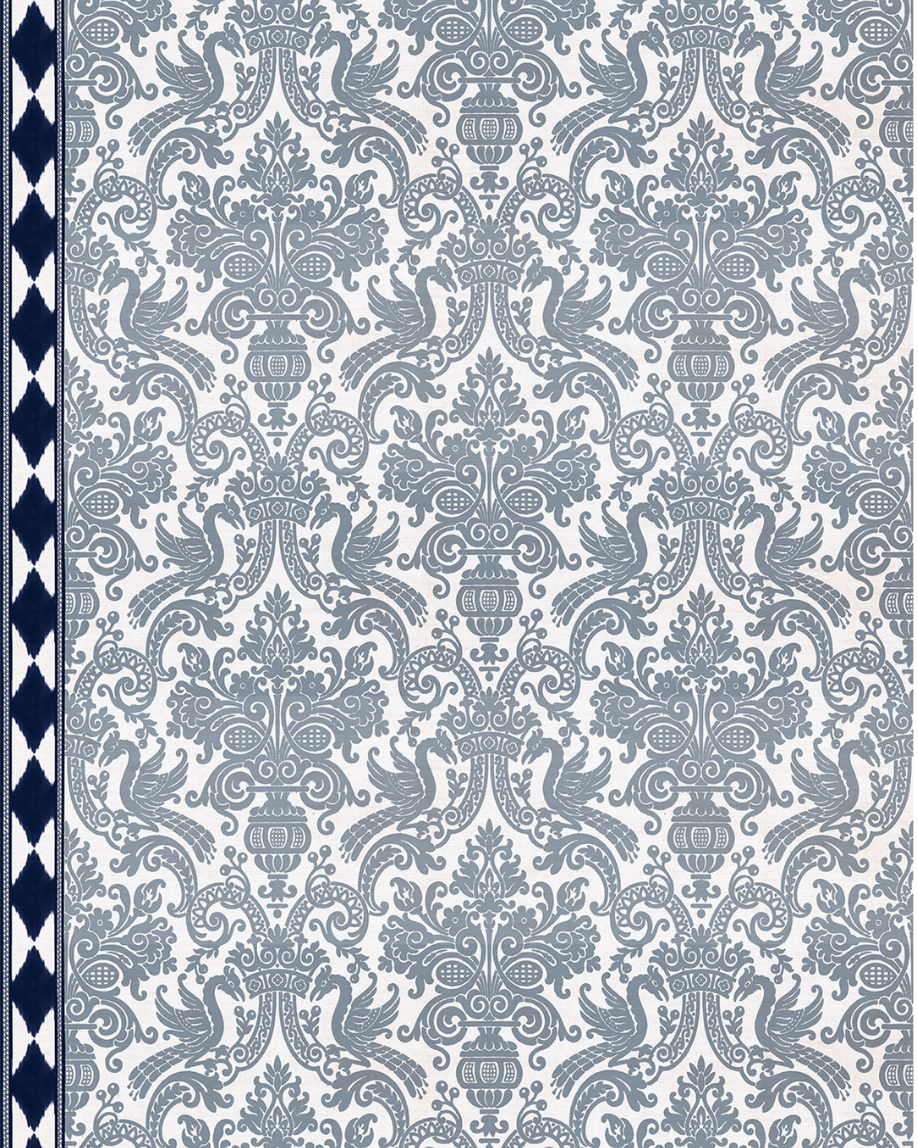 PAPEL PINTADO LEONOR AZUL (rollo 5m2)