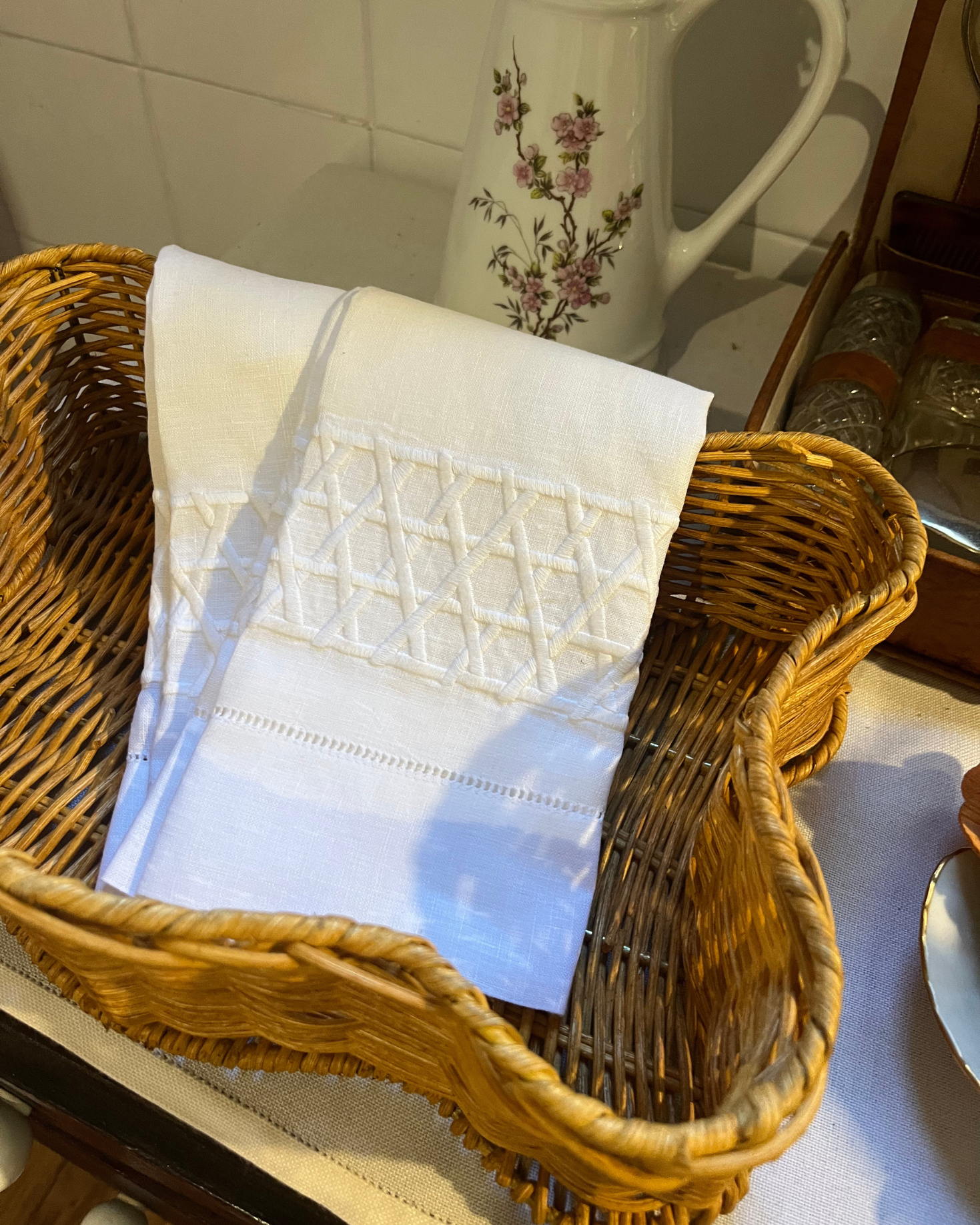 GUEST TOWEL SET WITH HEMPSTOCK