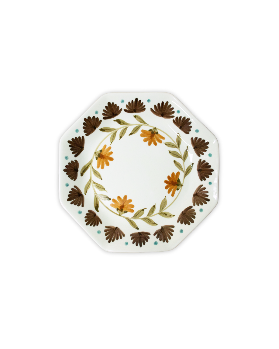 PLATO DE POSTRE CARMEN (terracota)