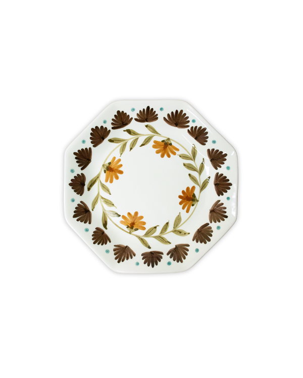PLATO DE POSTRE CARMEN (terracota)