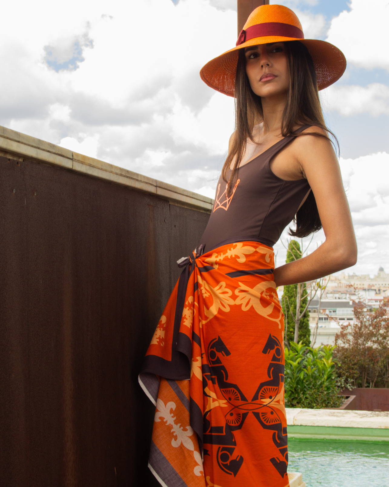 SARONG BAJAMAR (Orange)
