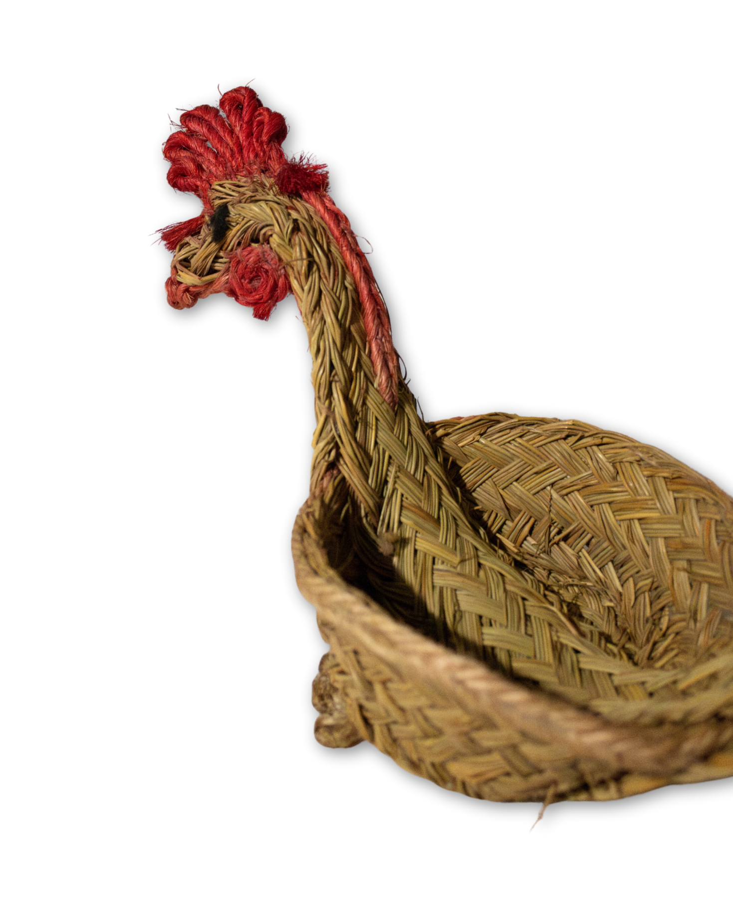 CESTA GALLO DE ESPARTO (pequeña)