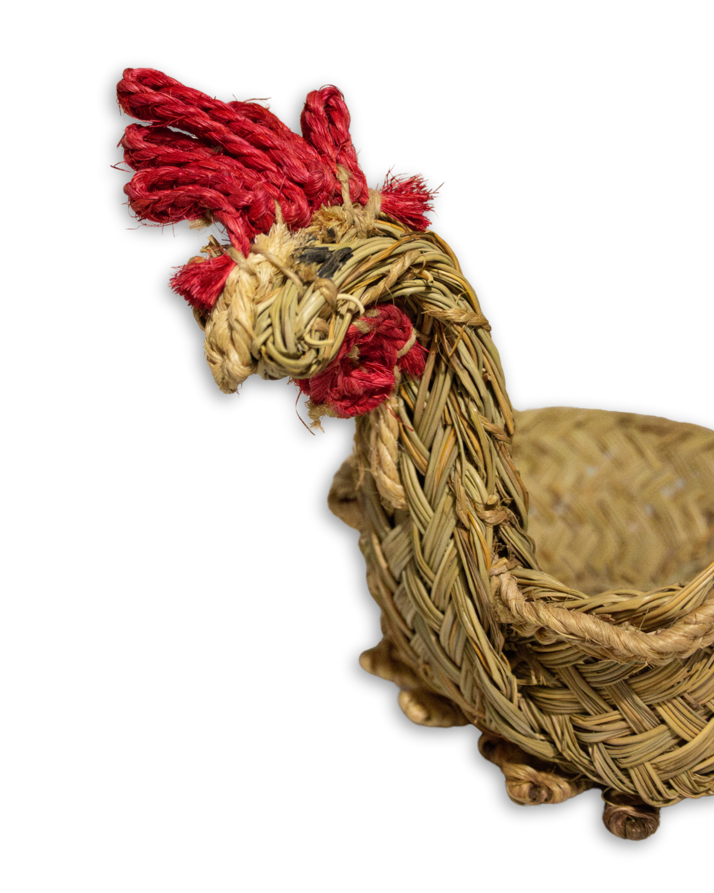 CESTA GALLO DE ESPARTO (grande)