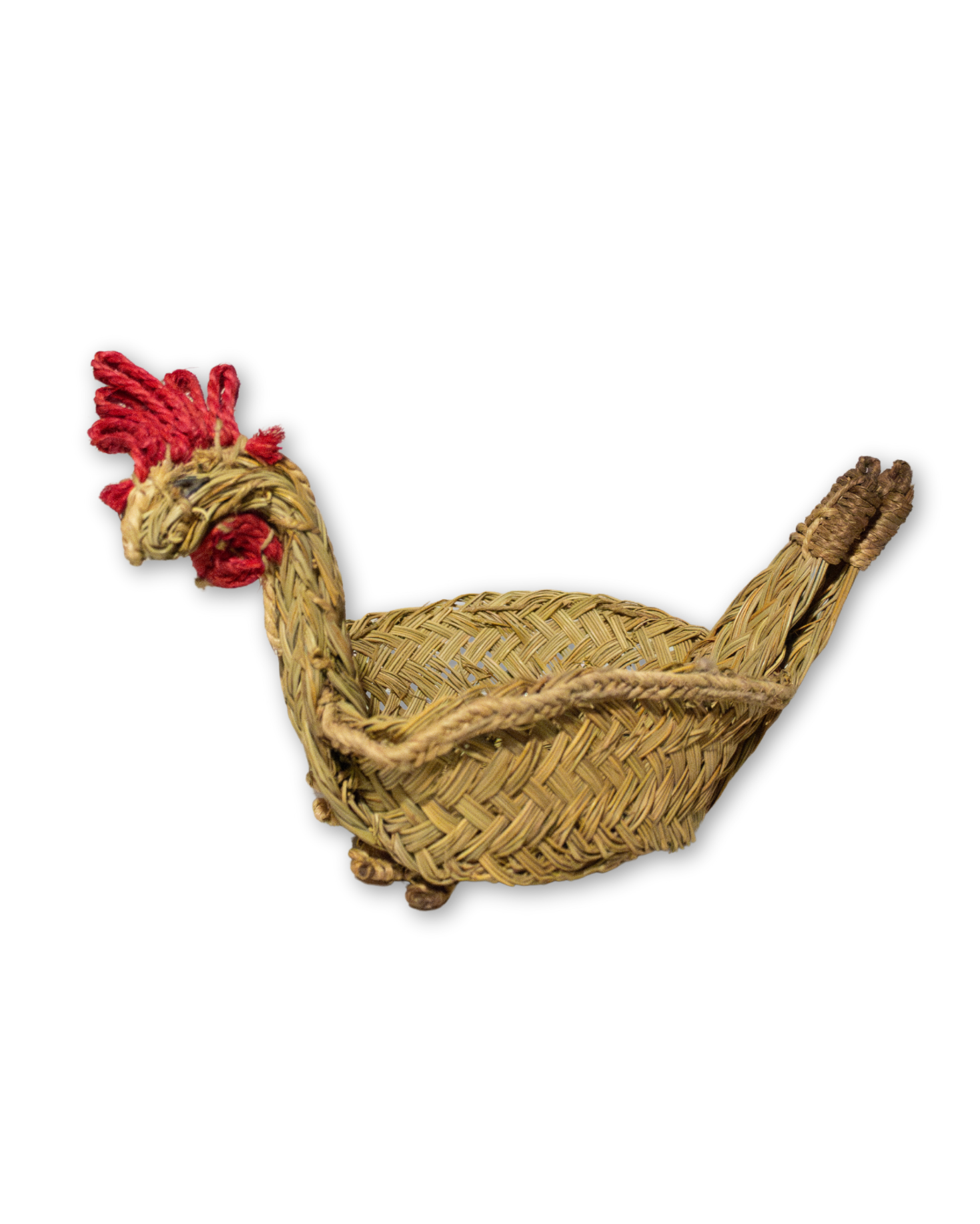CESTA GALLO DE ESPARTO (grande)