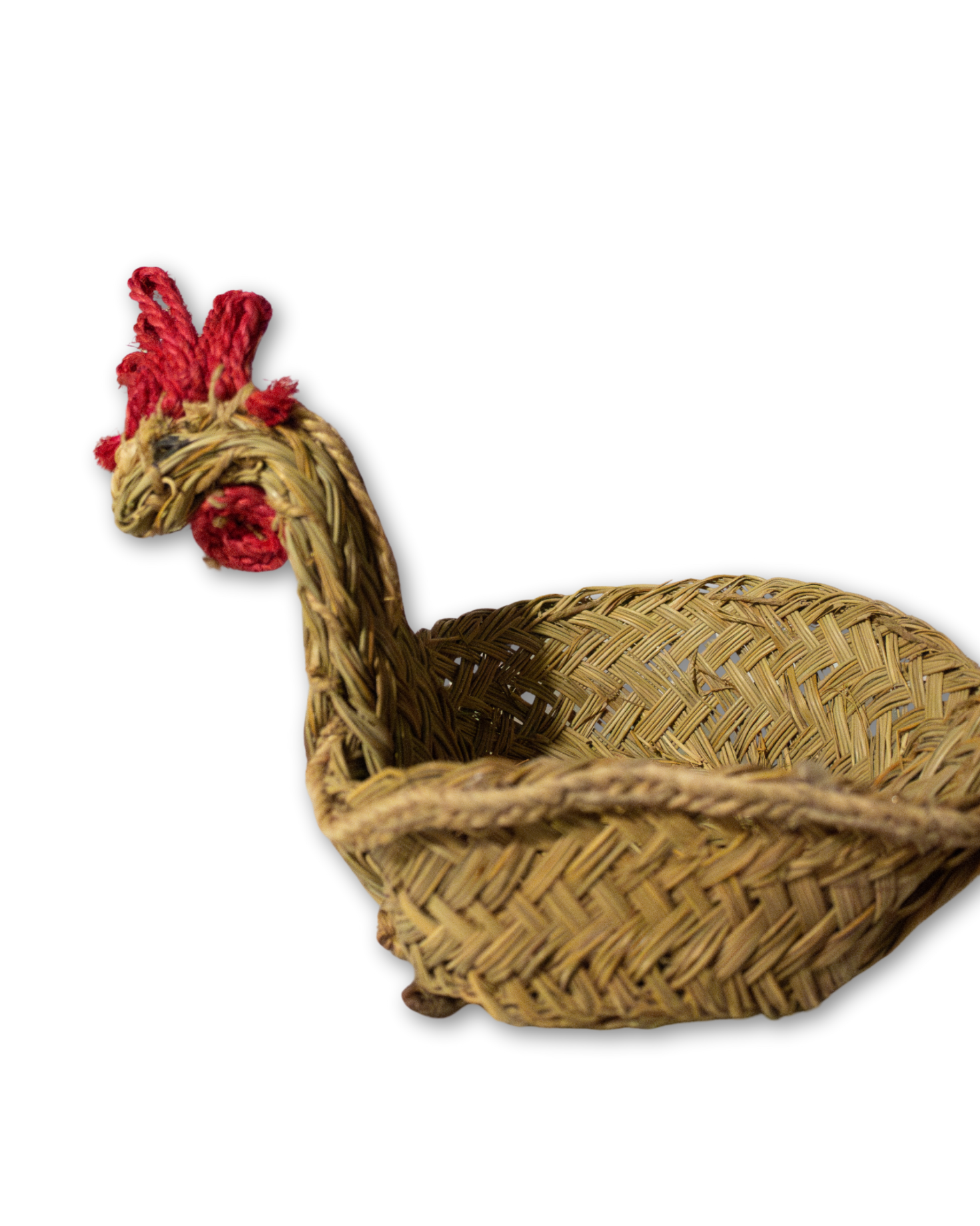 CESTA GALLO DE ESPARTO (grande)