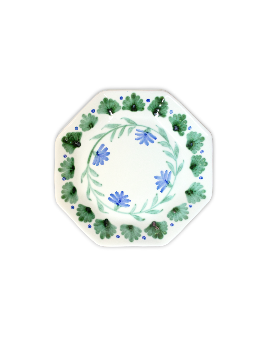 PLATO DE POSTRE CARMEN (verde)
