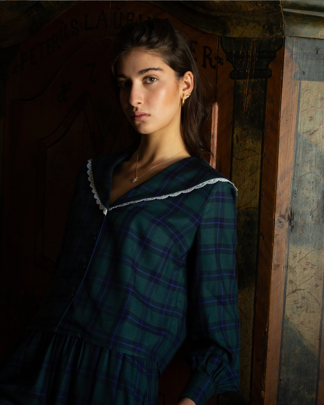 PIJAMA CASTILLO (tartán verde)