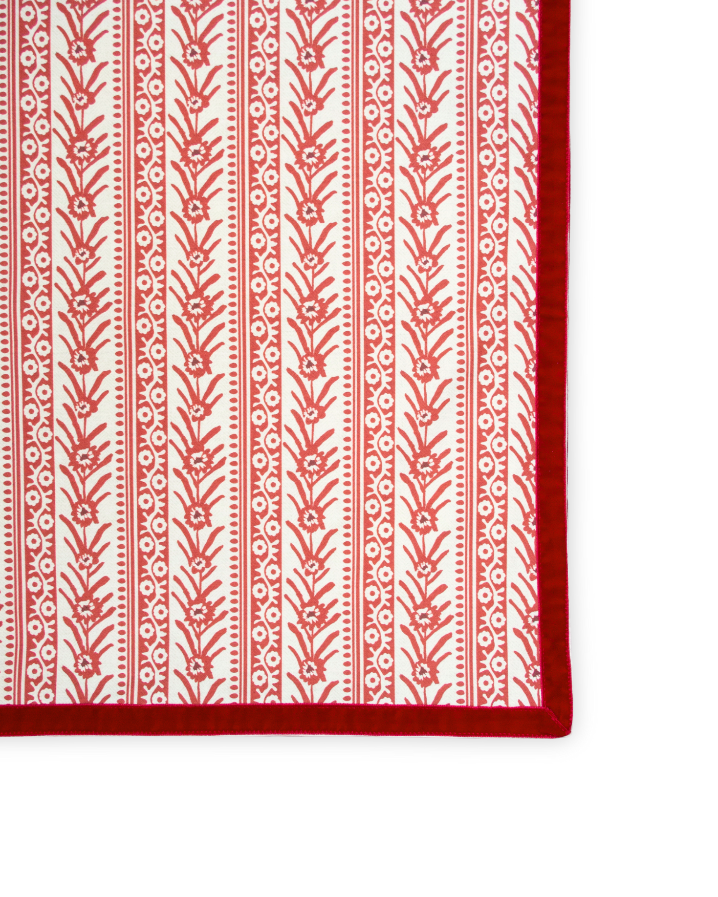 MANTEL CUADRADO CASTAÑO (rojo)