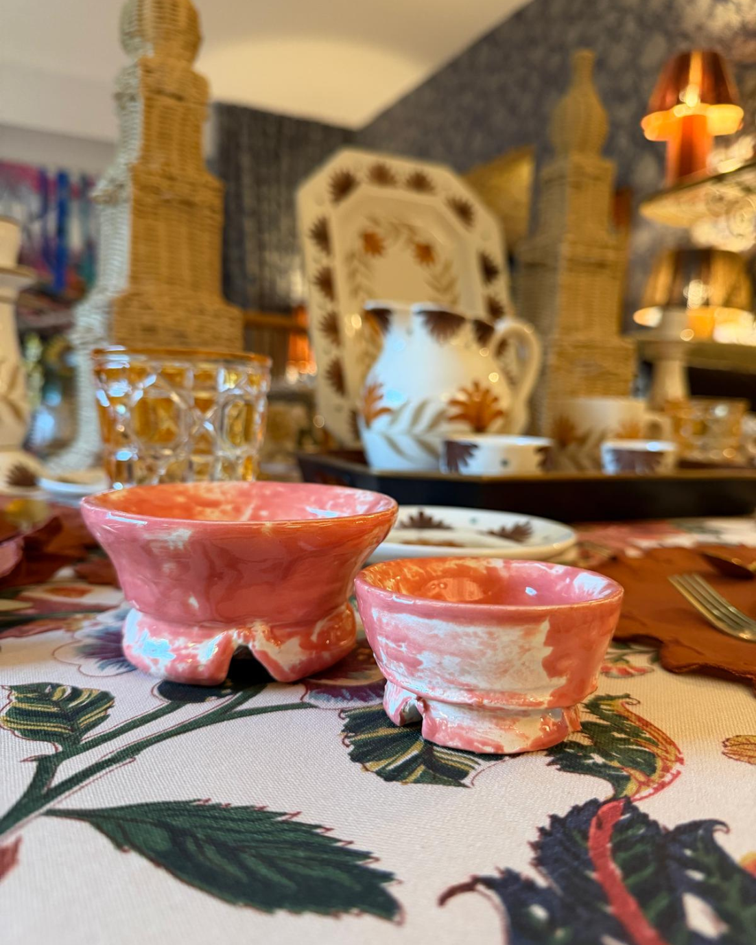 SET 2 POTTERYS MINIS SALMÓN