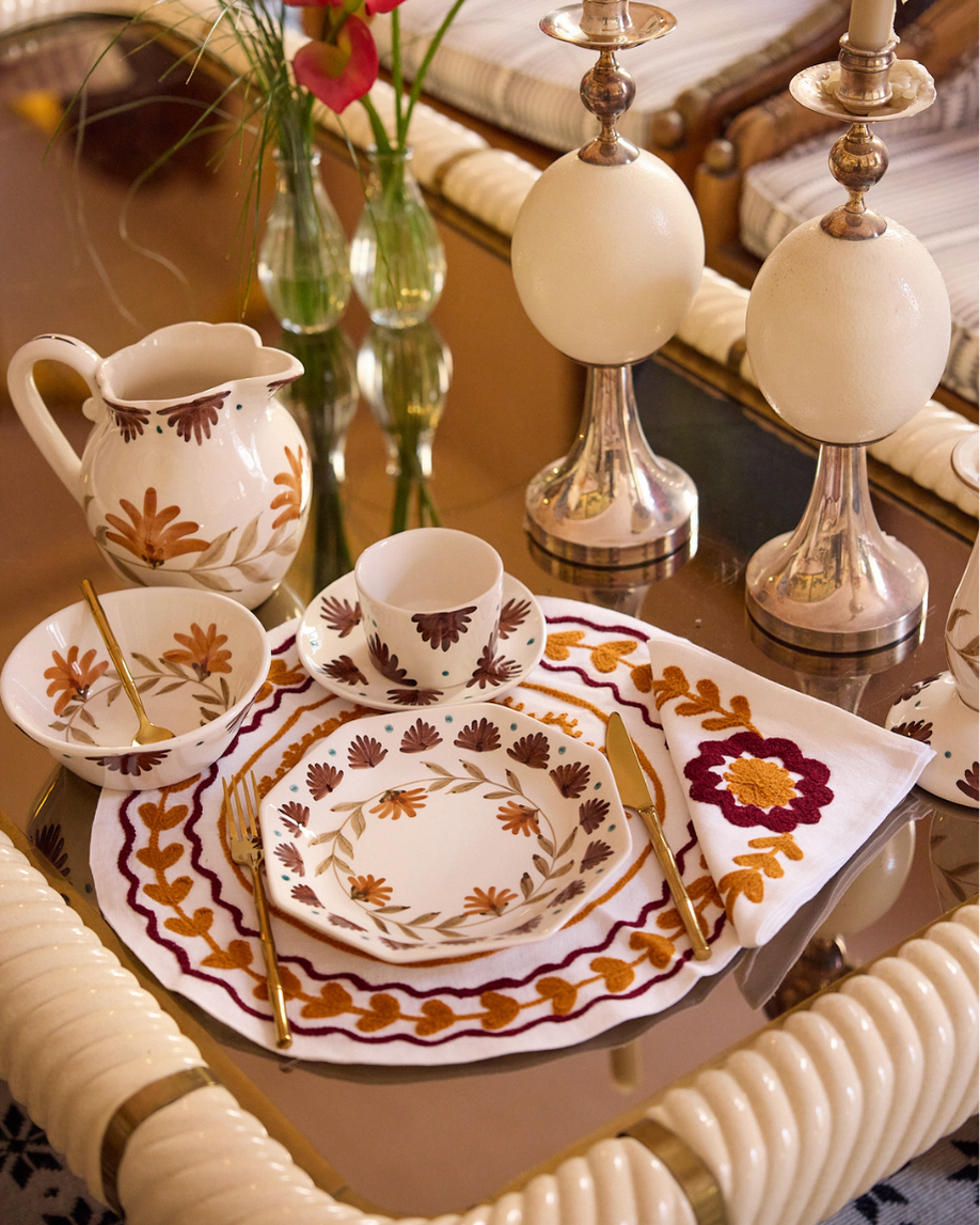 TAZA CAPPUCCINO CARMEN (terracota)