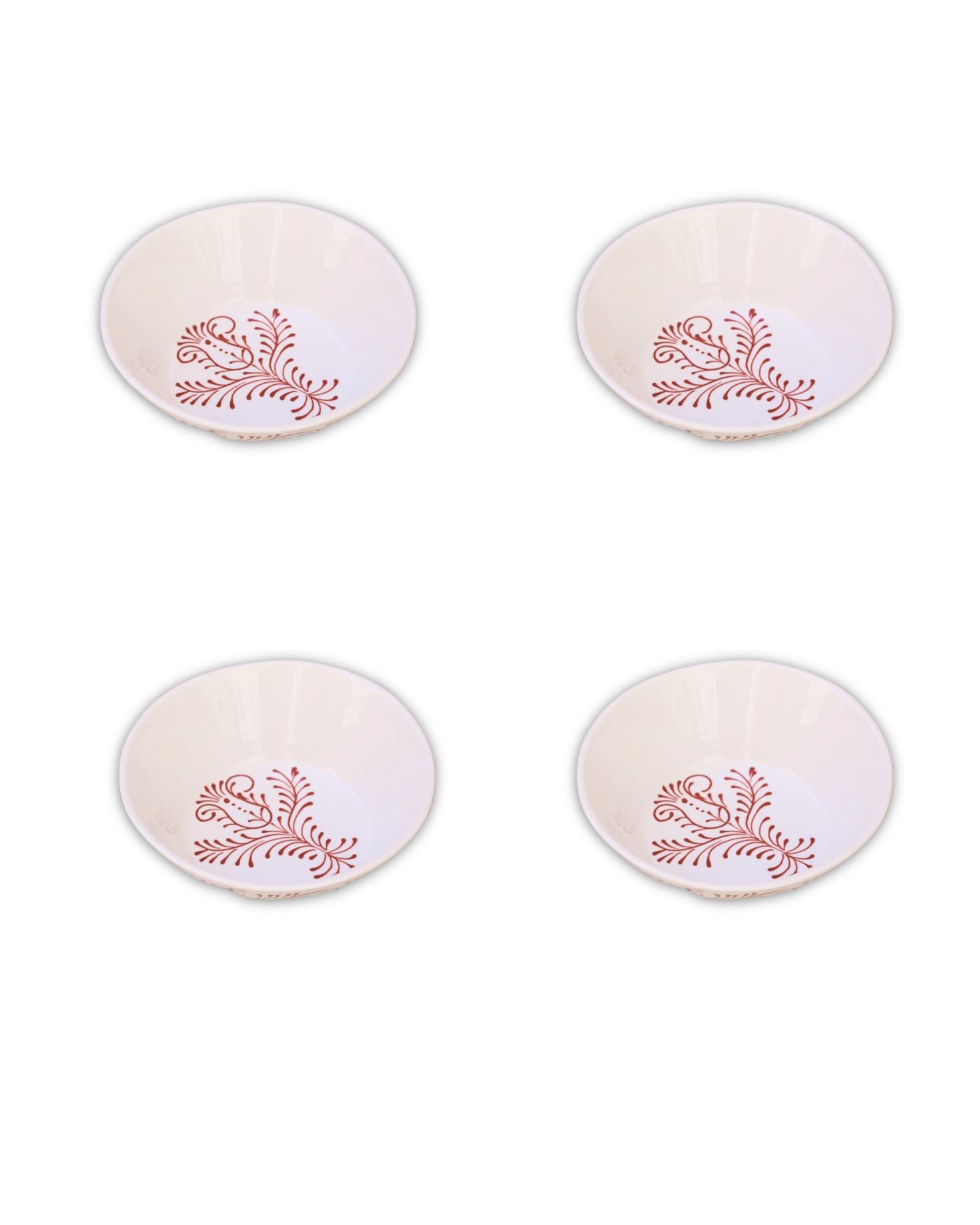 SET 4 CUENCOS TERRACOTA