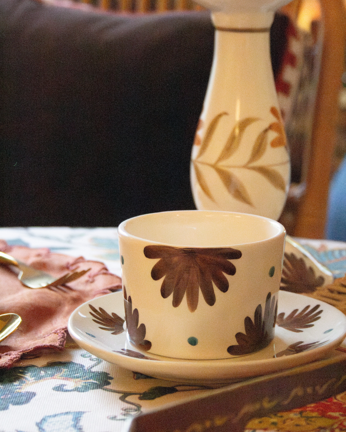 TAZA CAPPUCCINO CARMEN (terracota)