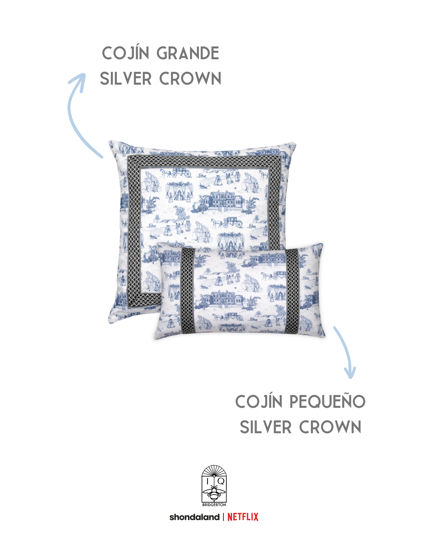 PACK COJINES SILVER CROWN