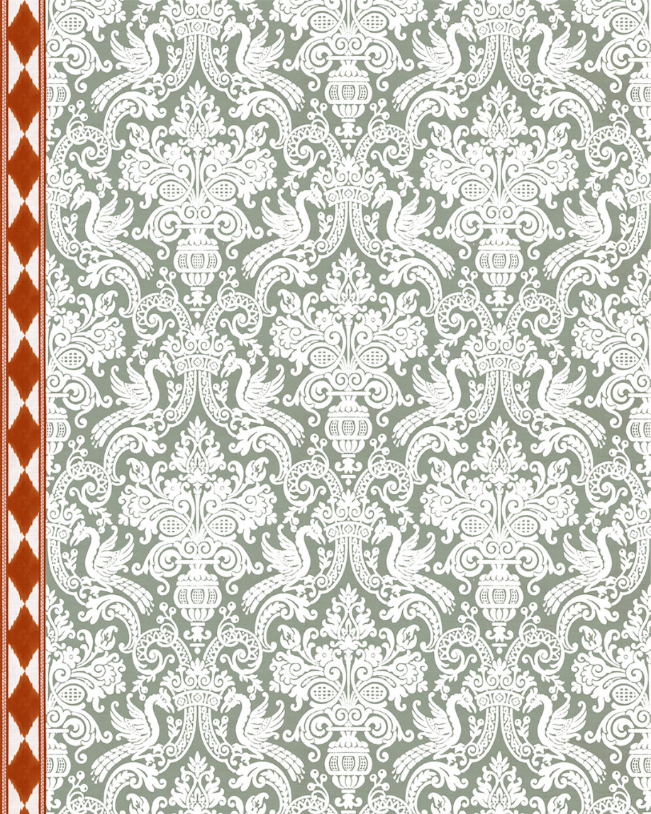 PAPEL PINTADO VICTORIA TEJA (rollo 5m2)