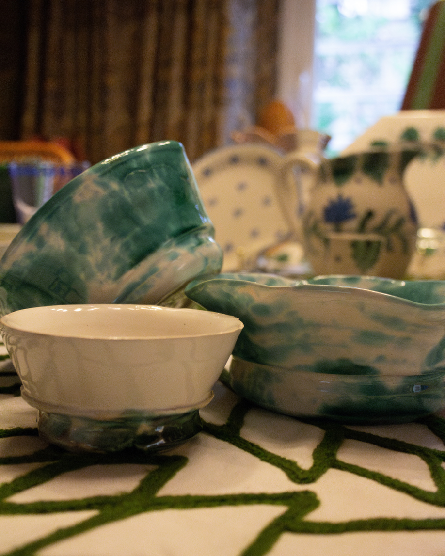 SET 3 POTTERYS PEQUEÑOS TURQUESA