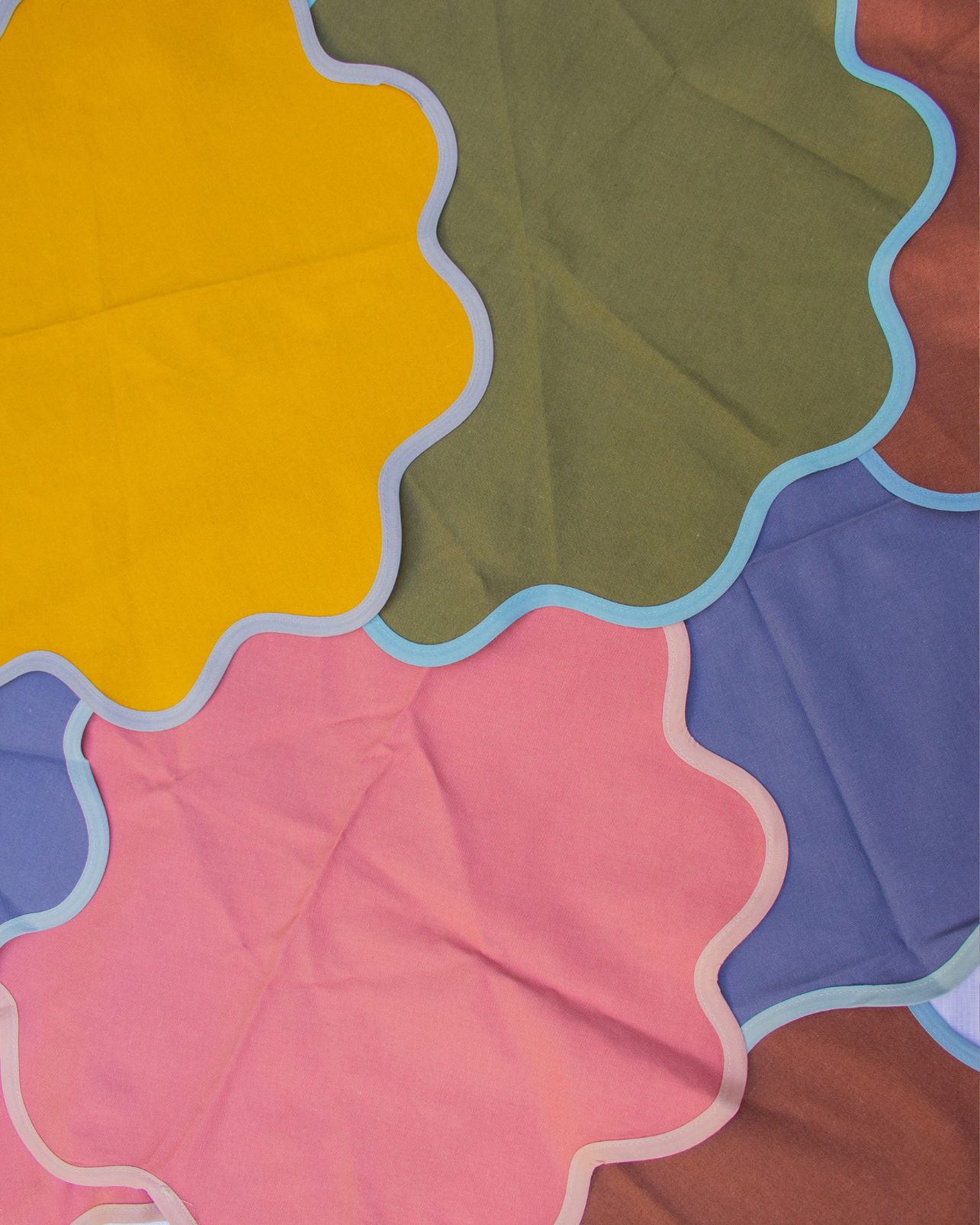 INDIVIDUAL AND BLUE COTTON NAPKIN