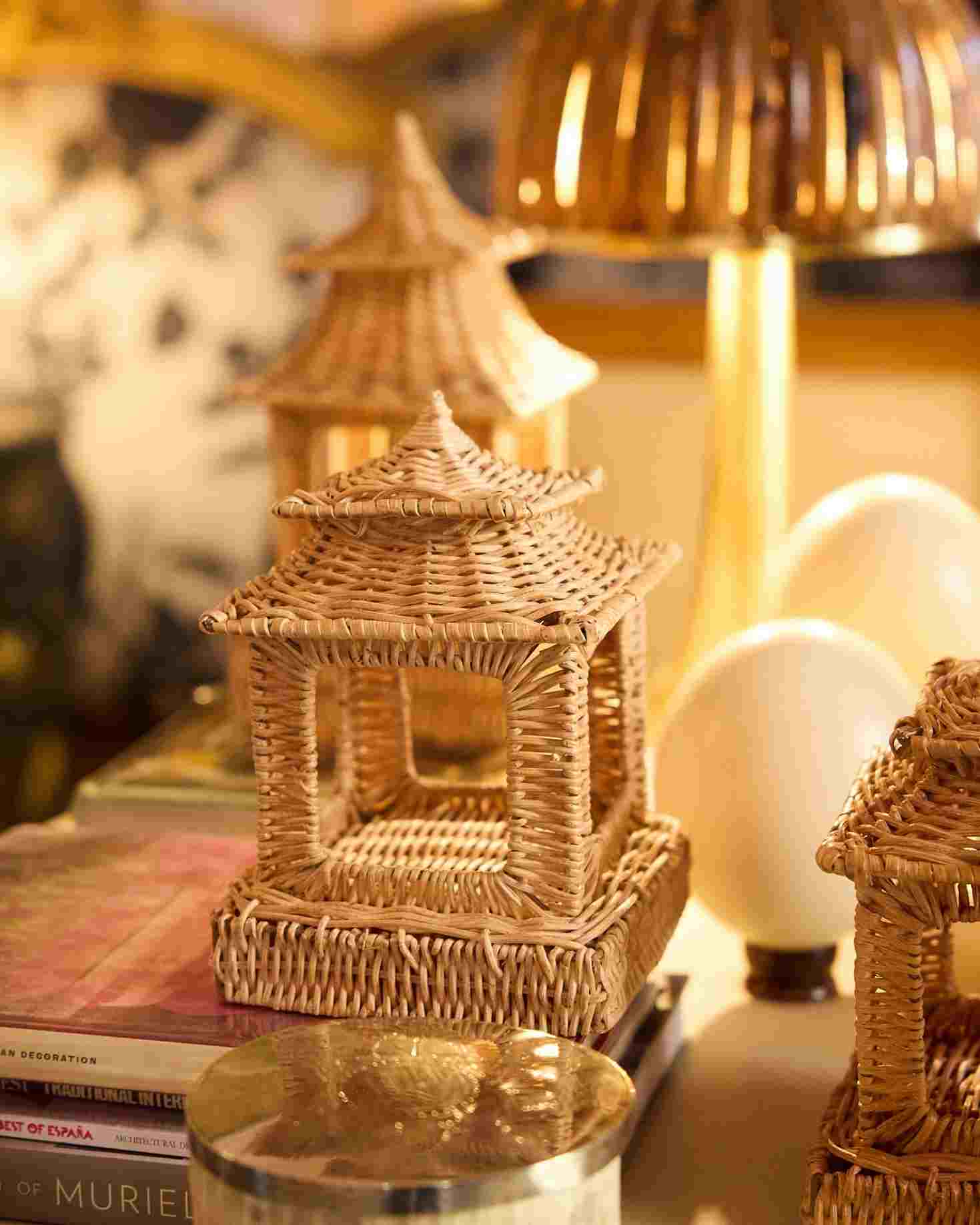 SMALL WICKER PAGODA