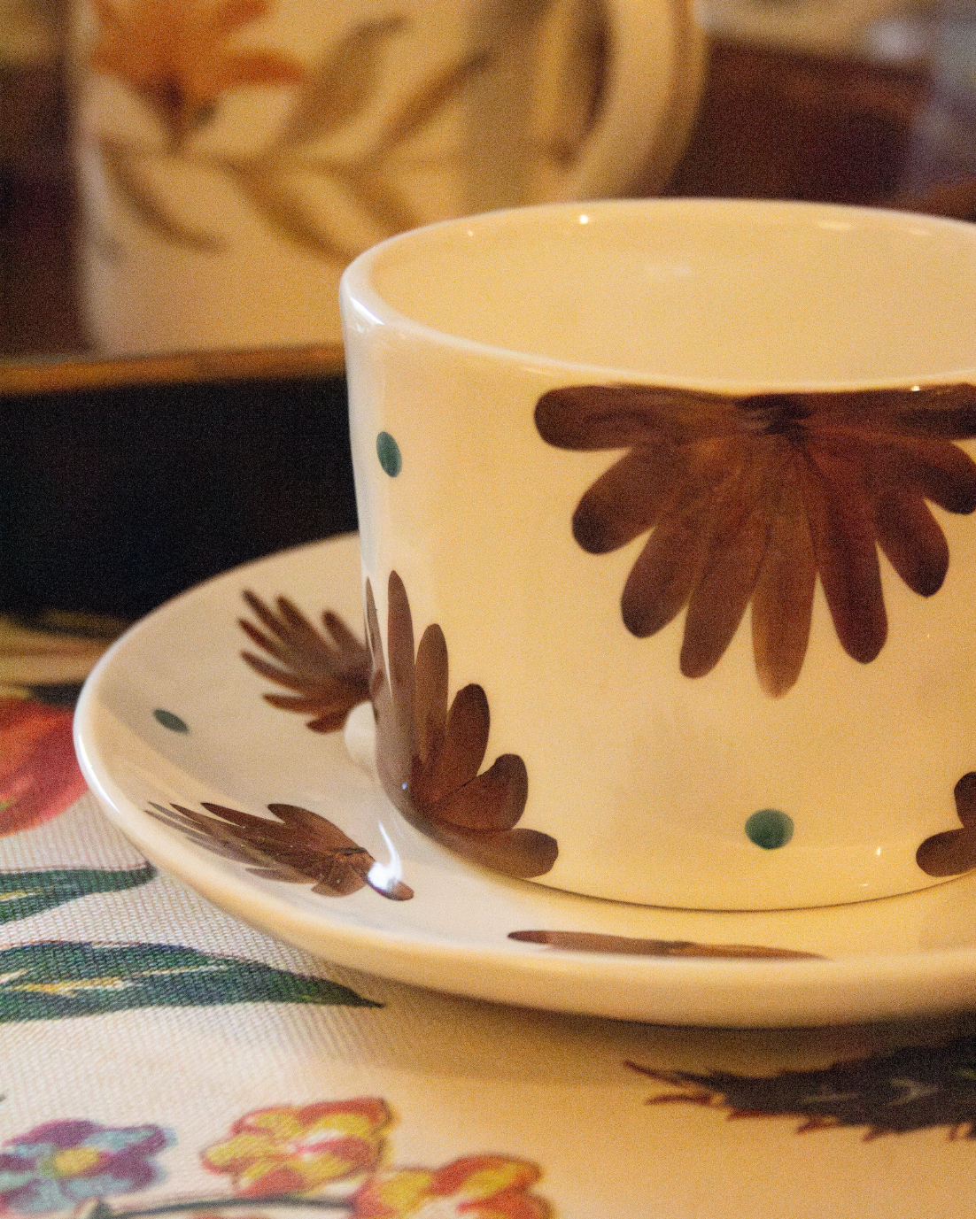 TAZA CAPPUCCINO CARMEN (terracota)