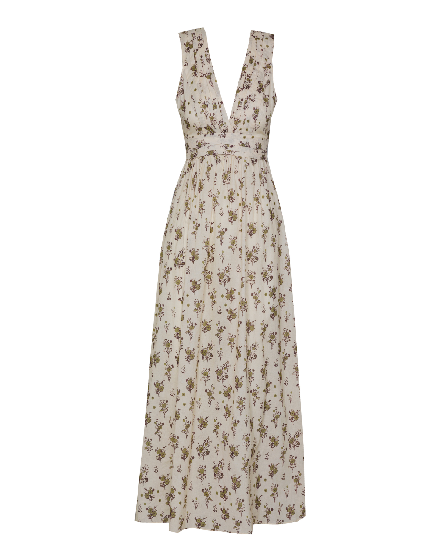 CAMISÓN MERCEDES FLORAL (VERDE)