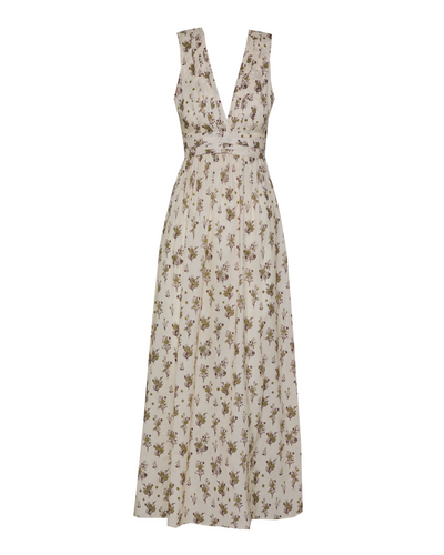 CAMISÓN MERCEDES FLORAL (VERDE)