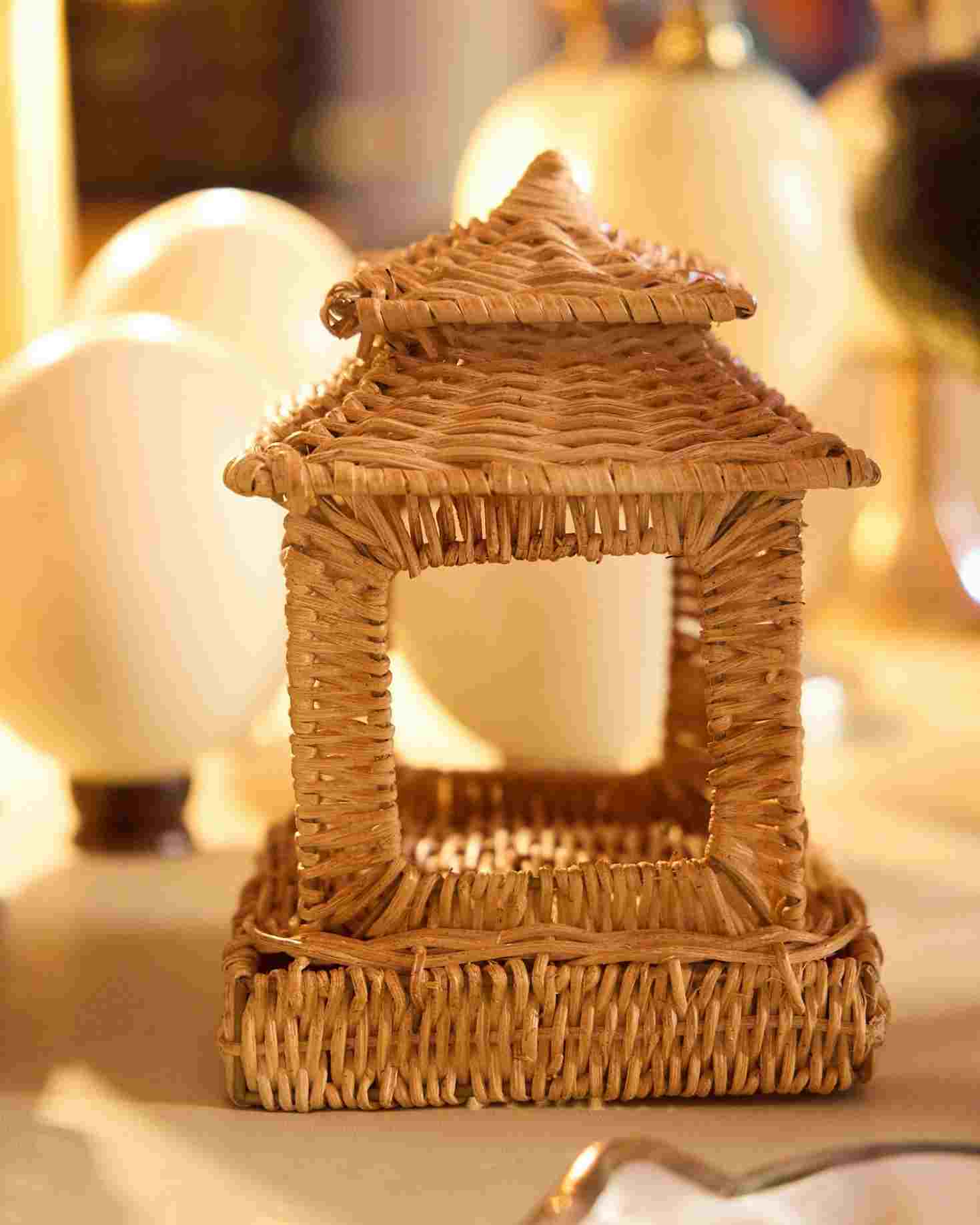 SMALL WICKER PAGODA