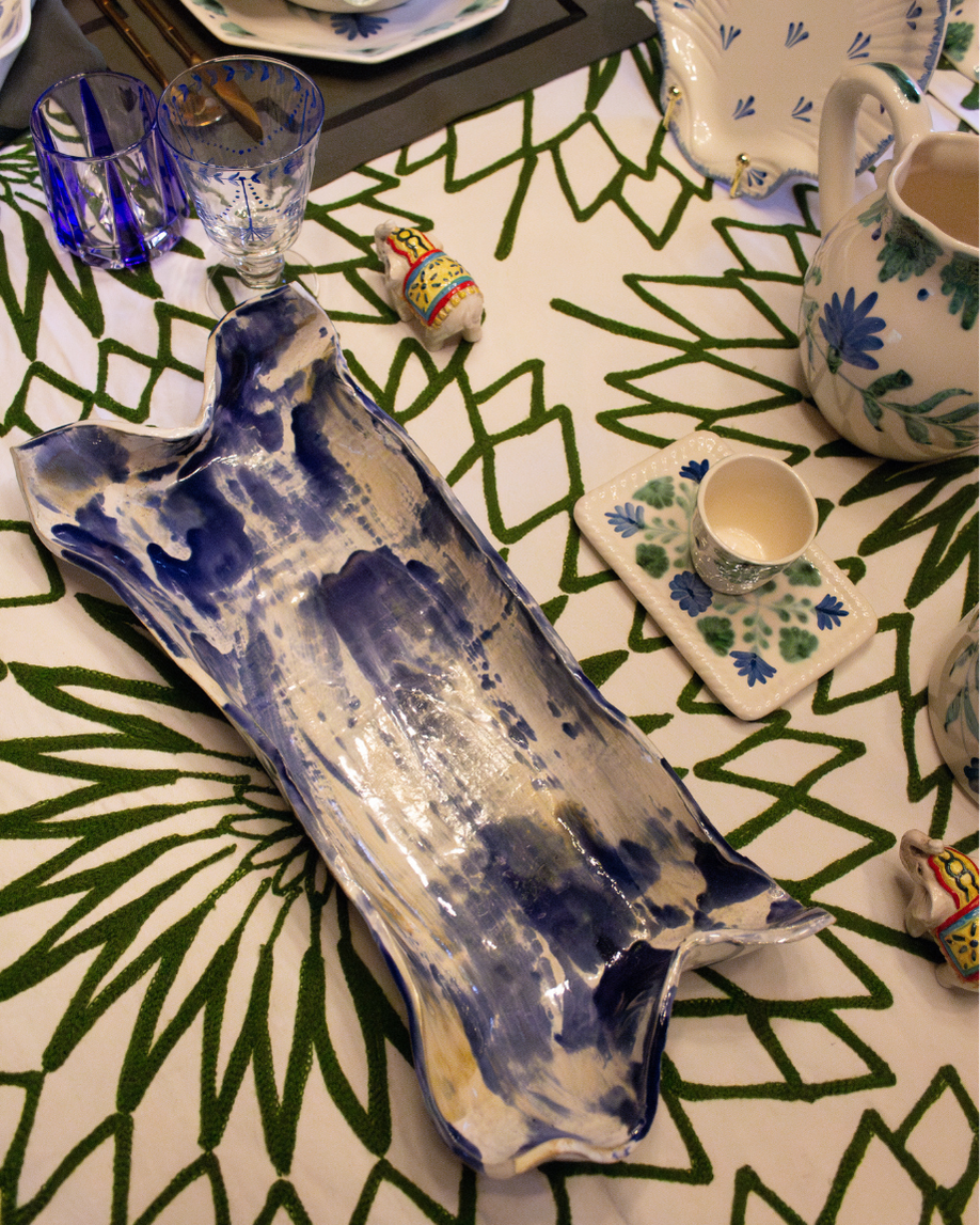 POTTERY RECTANGULAR MEDIANO (azul)