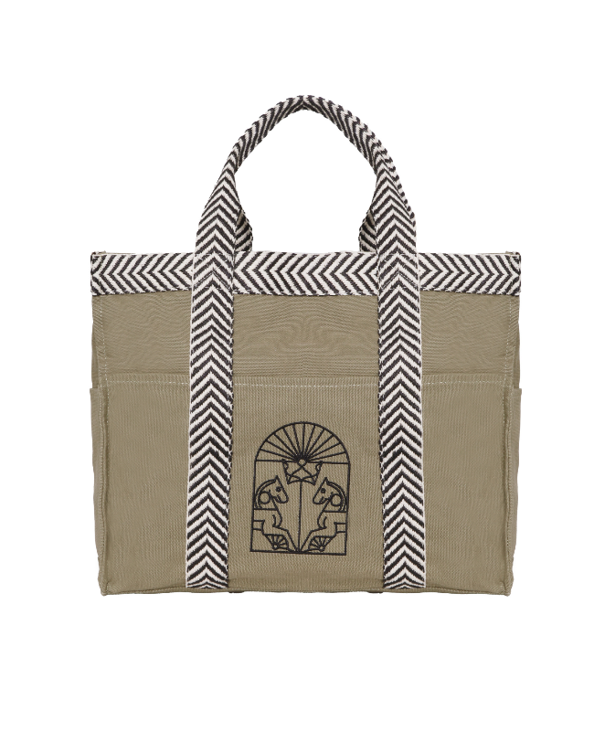 BOLSO TOTE GRECA (verde)