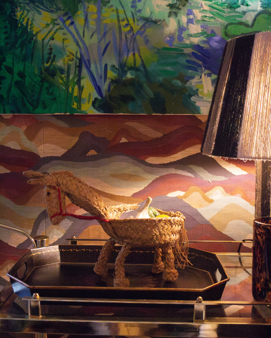 BANDEJA BURRO DE ESPARTO