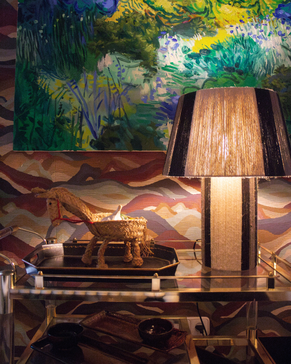 BANDEJA BURRO DE ESPARTO