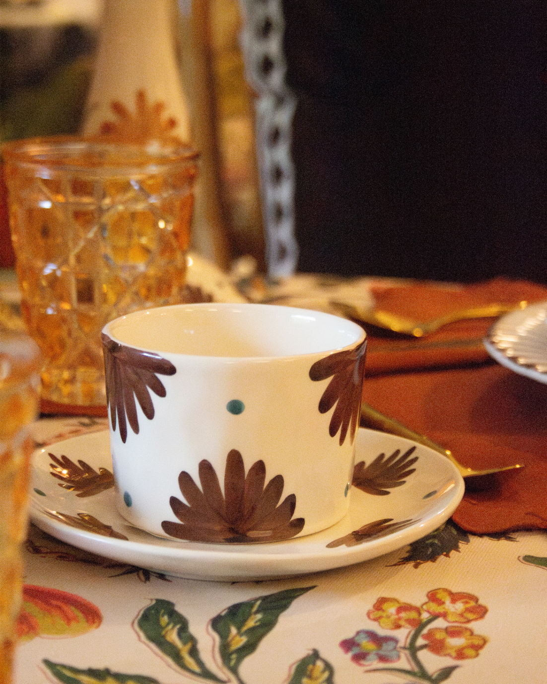 TAZA CAPPUCCINO CARMEN (terracota)