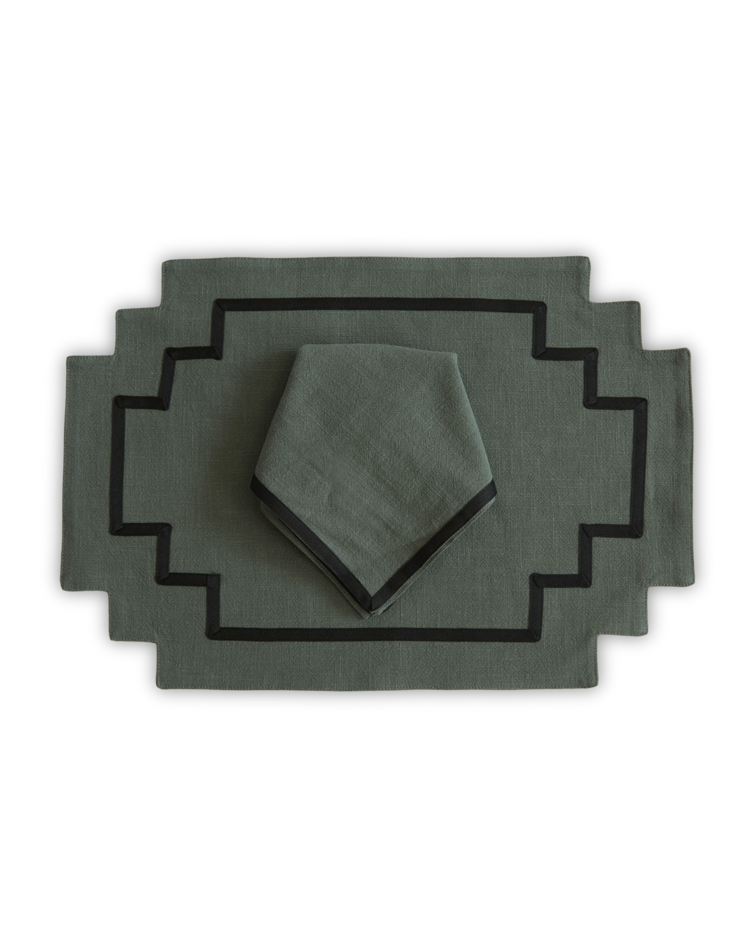 ICON PLACEMAT AND NAPKIN (green)