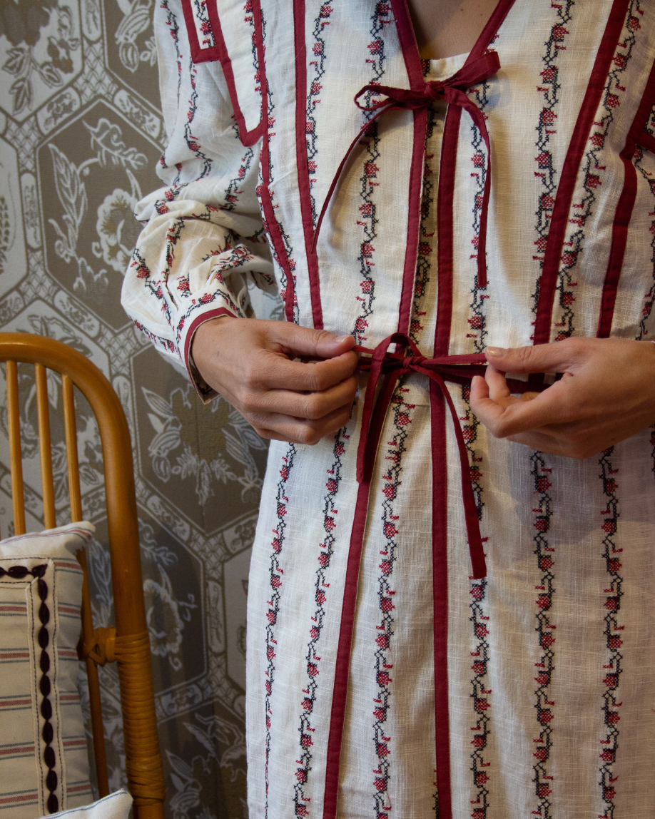 CASTILLO DRESS (burgundy)