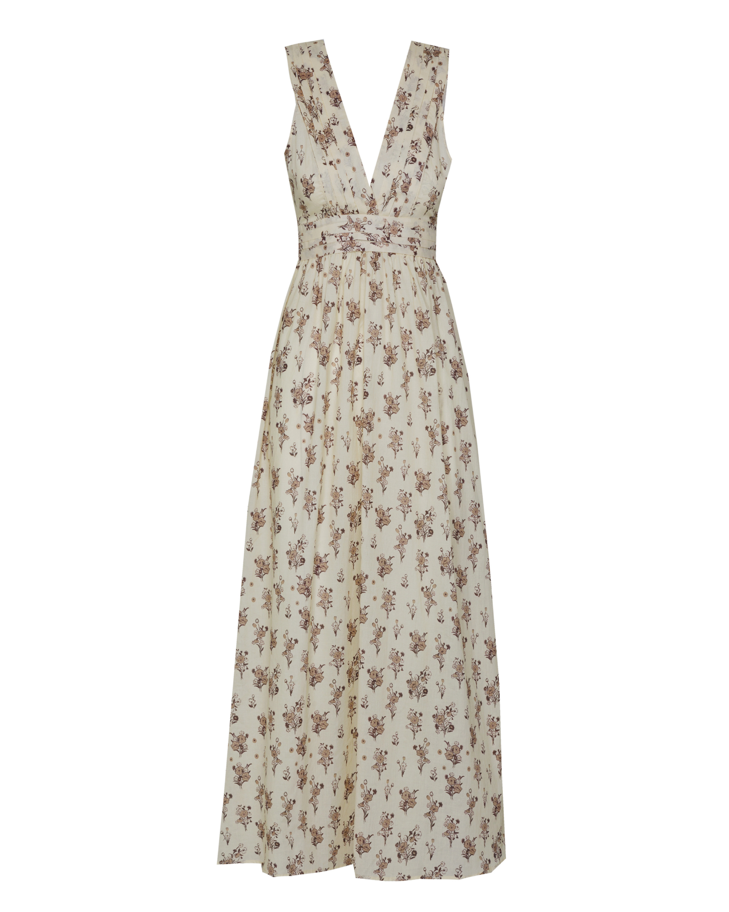 CAMISÓN MERCEDES FLORAL (BEIGE)
