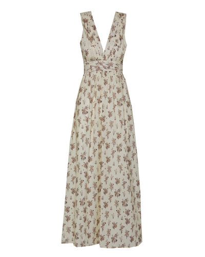 CAMISÓN MERCEDES FLORAL (BEIGE)